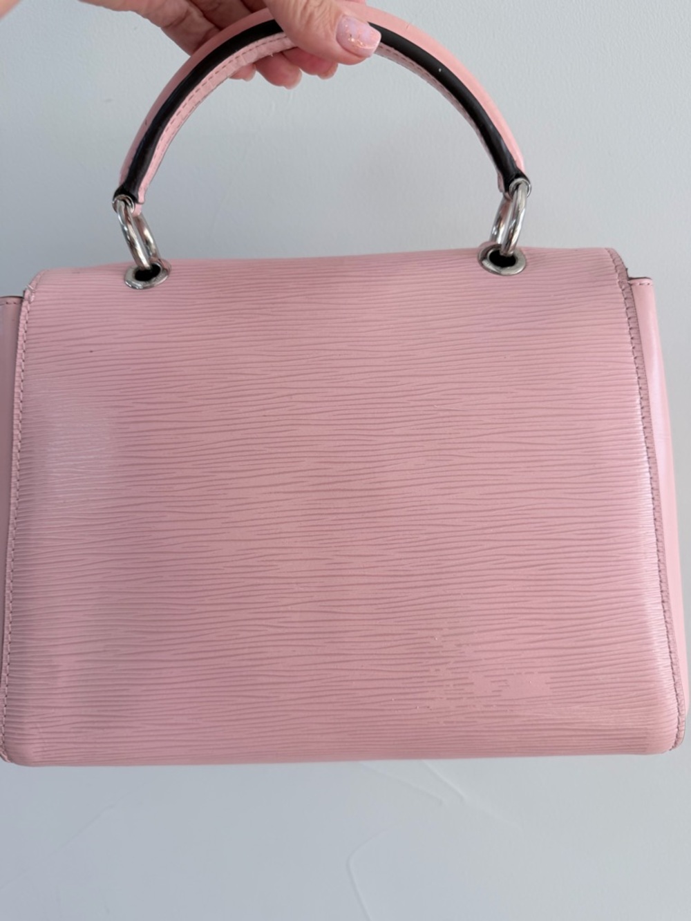 Louis Vuitton Pink Epi Leather Top Handle Satchel - Picture 7 of 16